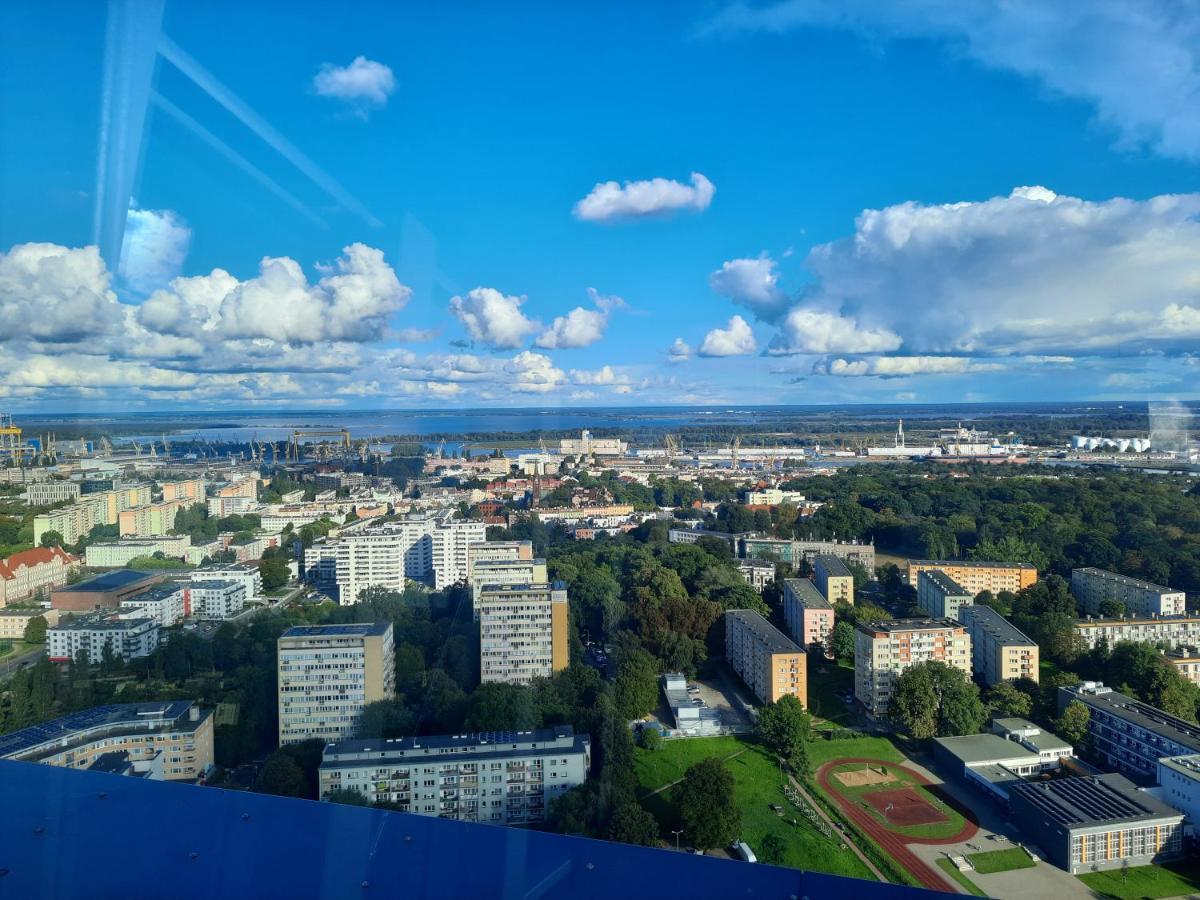 Hanza Tower Sunny Apartment Щецин Екстер'єр фото